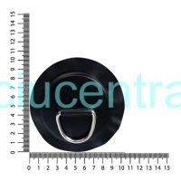 Klijuojamas laikiklis su nerūdijančio plieno kilpa 100mm Klijuojamas laikiklis su nerūdijančio plieno kilpa 100mm